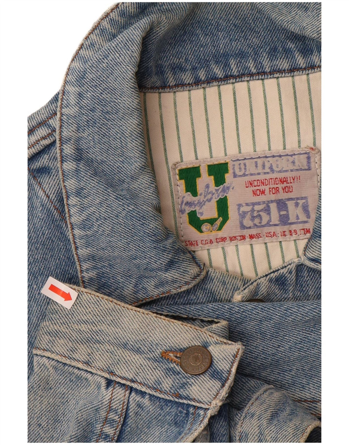 UNIFORM Herren Jeansjacke UK 38 Mittelblau