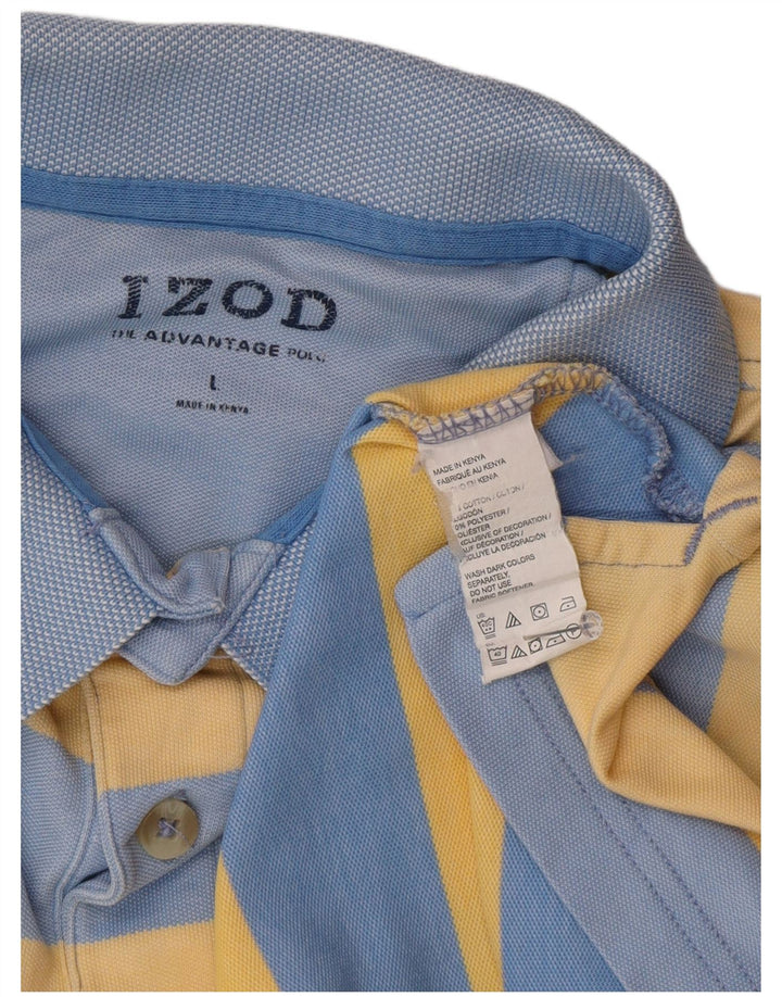 Izod Herren-Poloshirt, große blaue Baumwolle