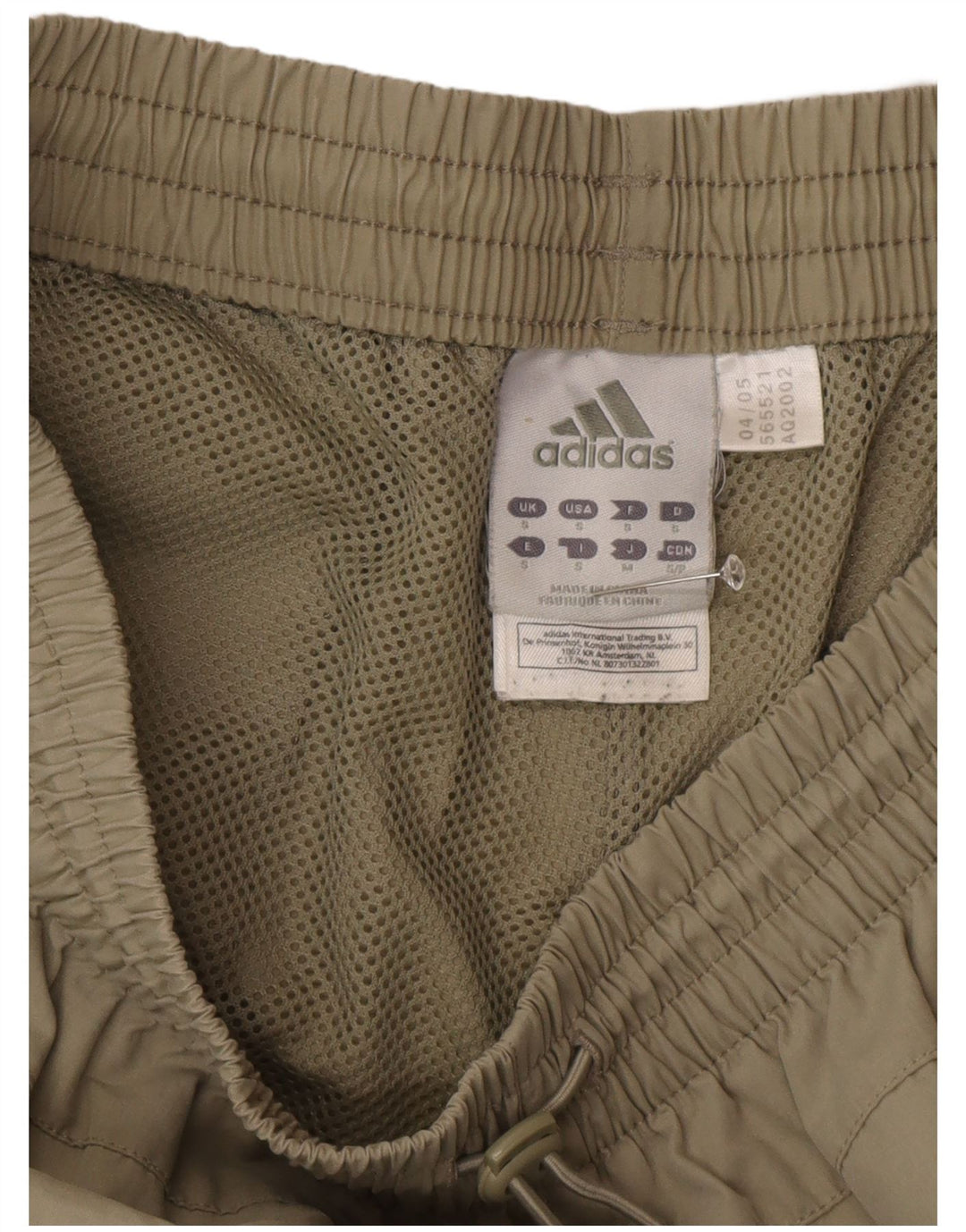 Adidas Herren Capri-Trainingshose, Größe S, Khaki, Polyester