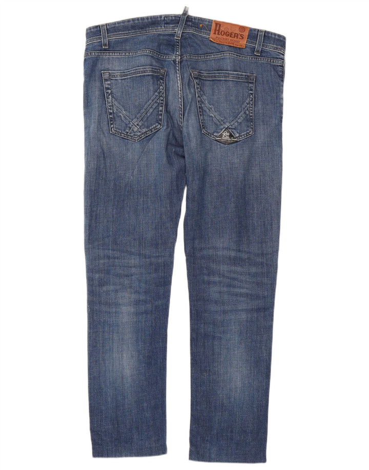 Roy Rogers Herren Slim Jeans W36 L29 Blaue Baumwolle