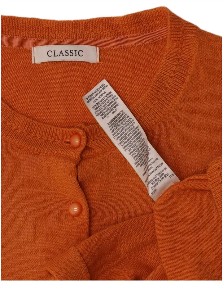 Marks & Spencer Damen-Strickjacke in Übergröße, Gr. 16, Orange