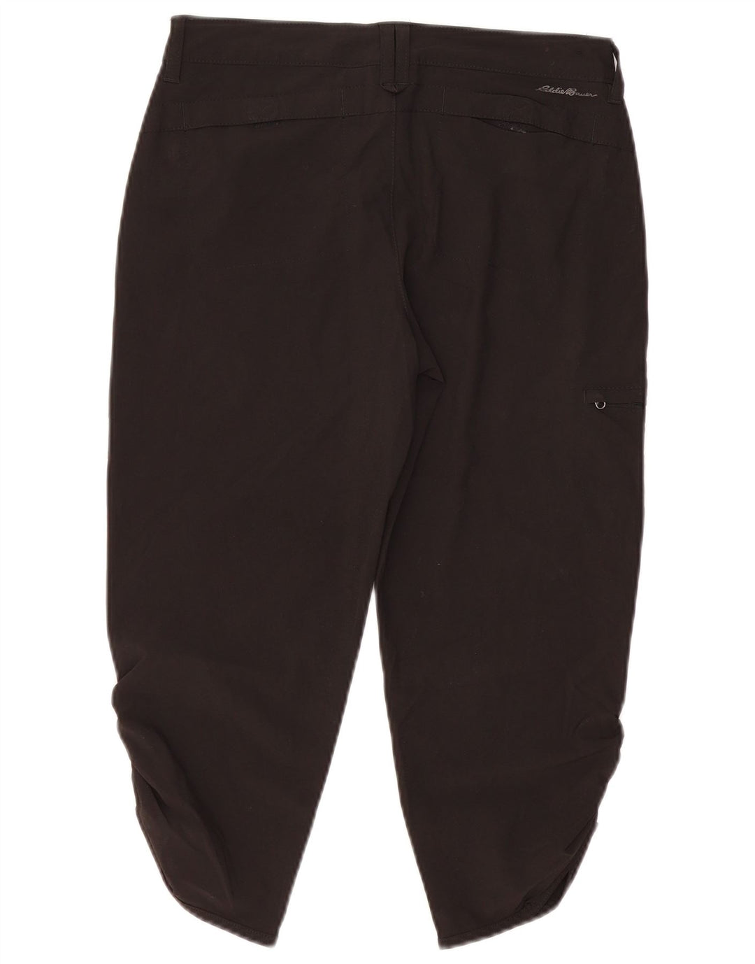 Eddie Bauer Damen Cargo-Caprihose US 2 XS W30 L21 Schwarz Polyester