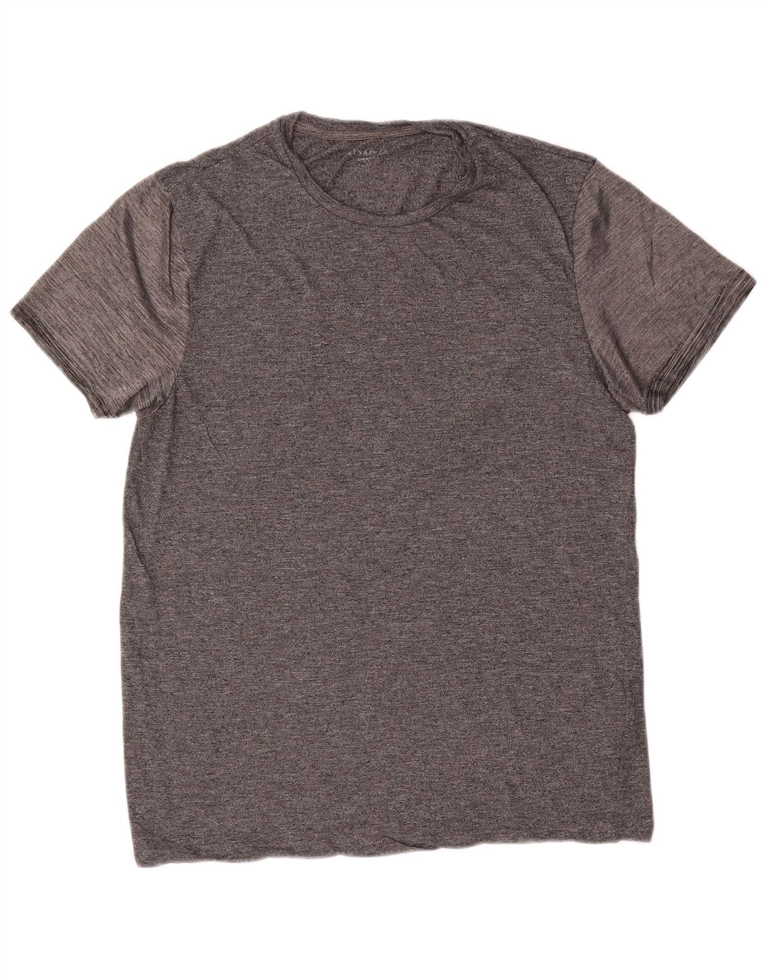 ALL SAINTS Herren T-Shirt Top Large Grau Viskose