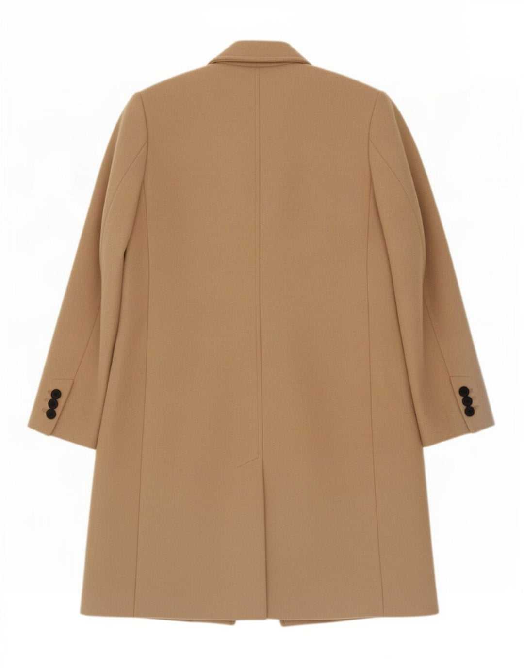 Zara Damen Mantel UK 6 XS Beige Polyester