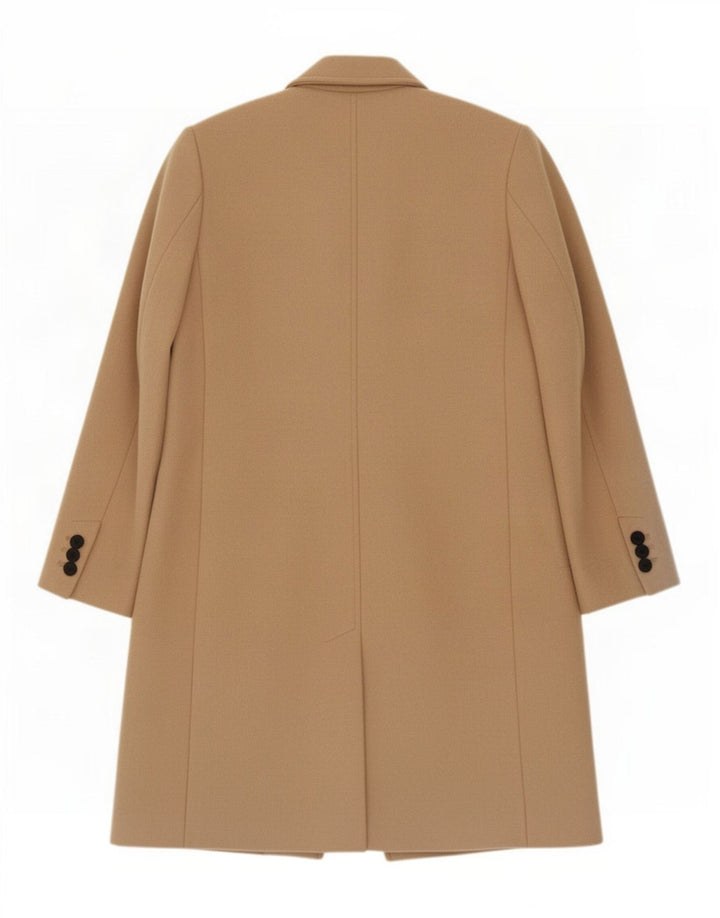 Zara Damen Mantel UK 6 XS Beige Polyester