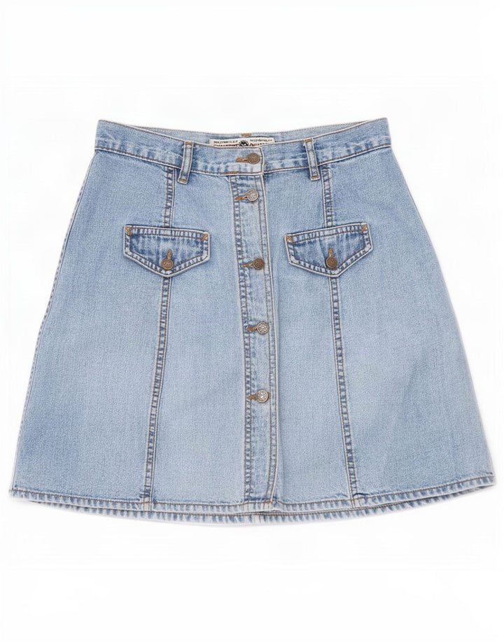 Vintage Damen Jeansrock W28 Mittelblau