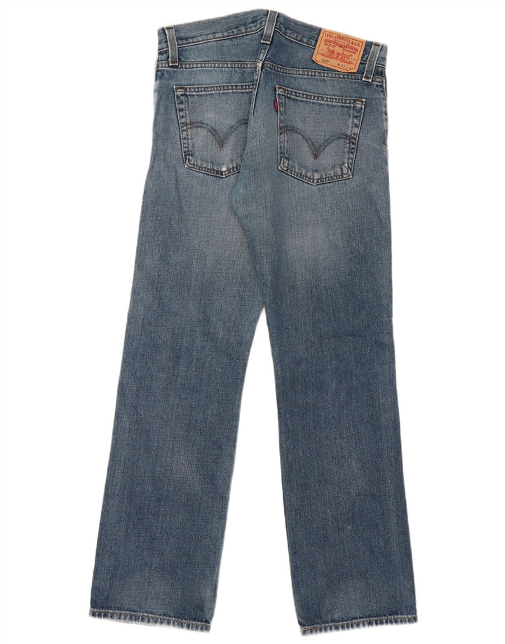 LEVI'S Herren 514 Slim Straight Jeans W32 L32 Blaue Baumwolle