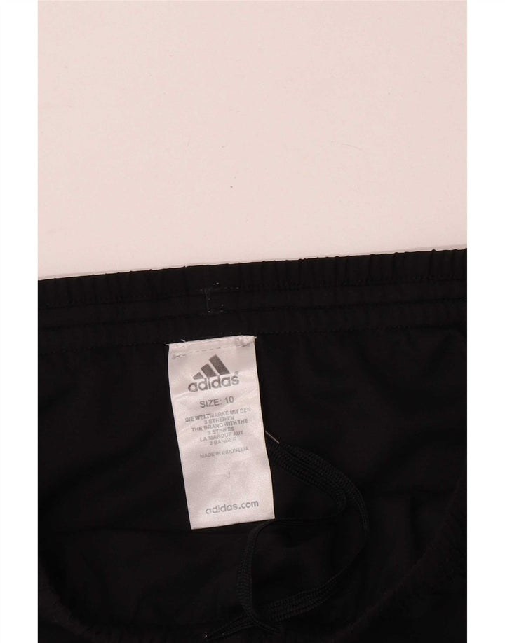 Adidas Damen Sportshorts UK 10 Small Schwarz Polyester