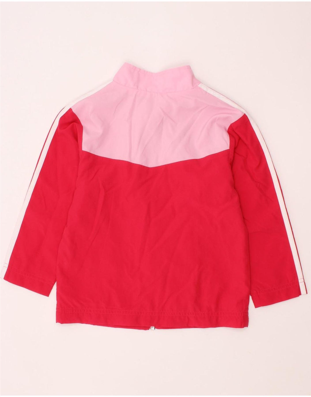 ADIDAS Baby-Mädchen-Trainingsanzug, Oberteil, Jacke, 18–24 Monate, rotes Farbblockdesign