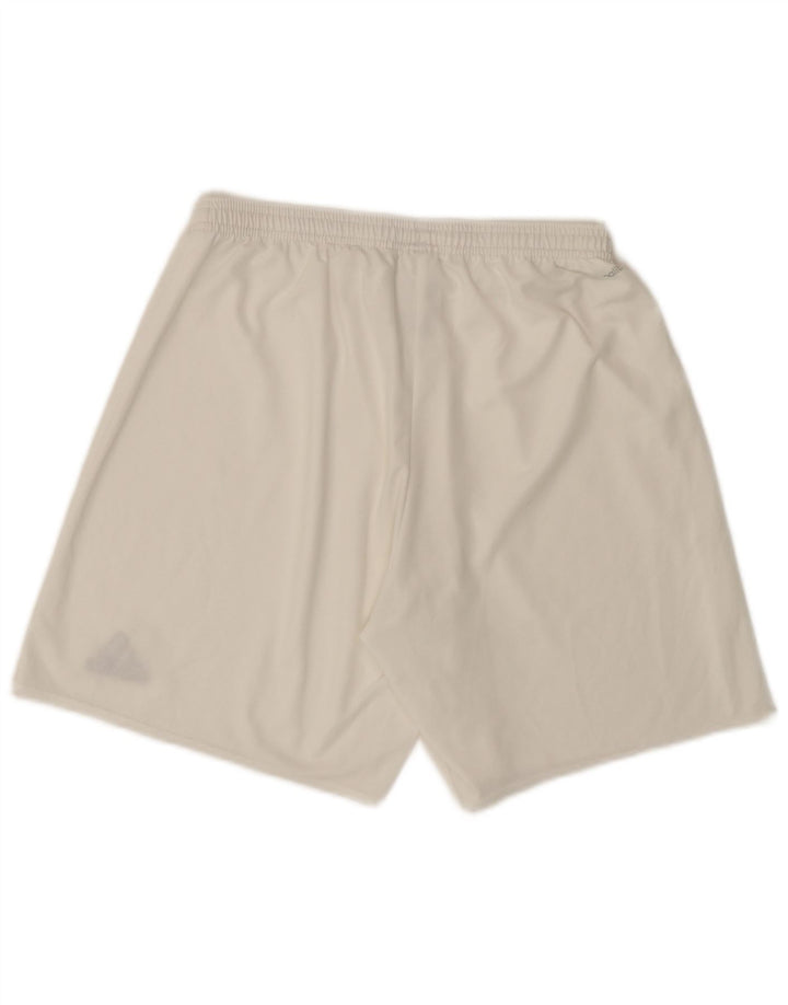 ADIDAS Herren Climalite Sport Shorts Großes weißes Polyester