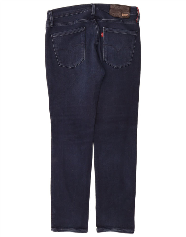 Levi's Herren Slim Jeans W32 L31 Marineblaue Baumwolle