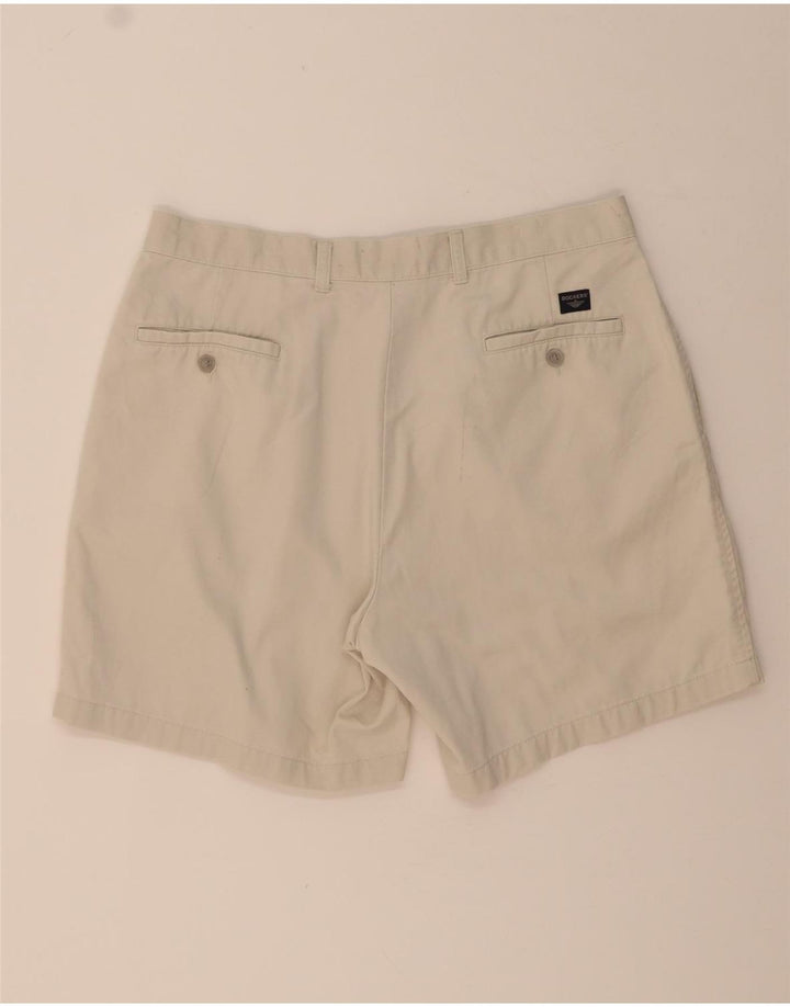 DOCKERS Mens Pegged Chino Shorts W36 Large  Grey Cotton Vintage Dockers and Second-Hand Dockers from Messina Hembry 