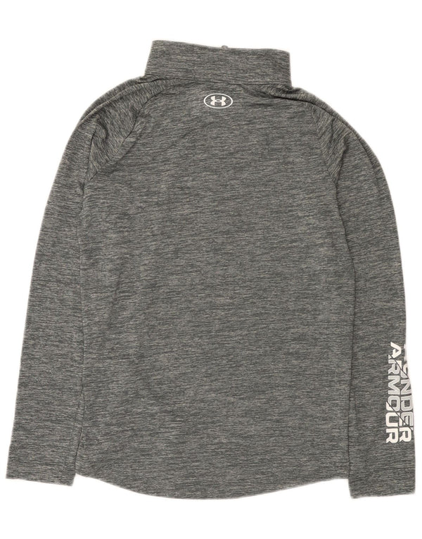 Under Armour Mädchen-Trainingsanzug mit grafischem Pullover, 11–12 Jahre, Größe L, Grau