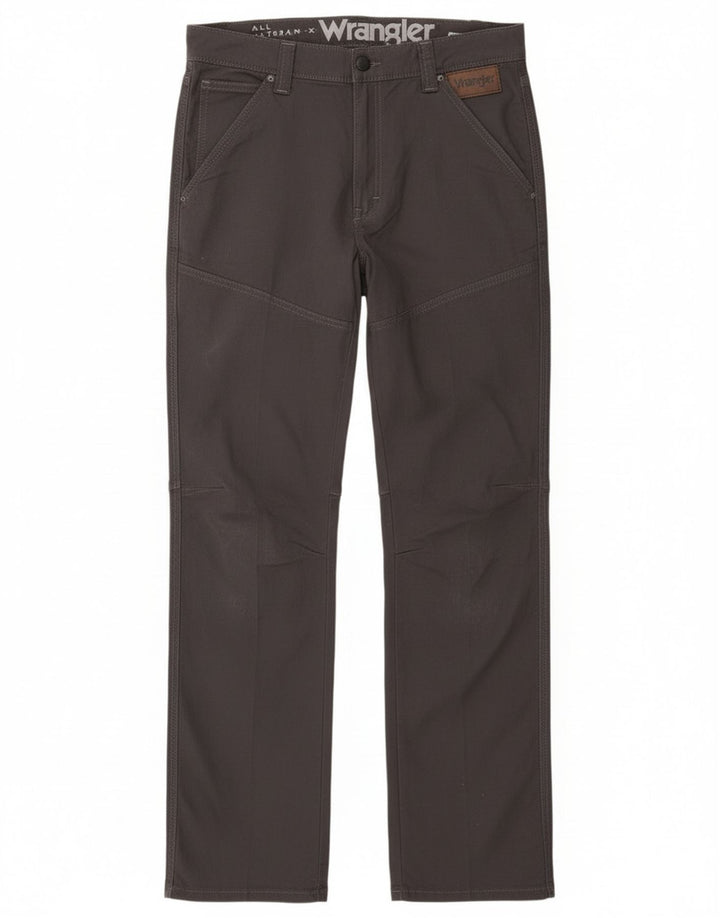 Wrangler Herren gerade Freizeithose W33 L33 Grau