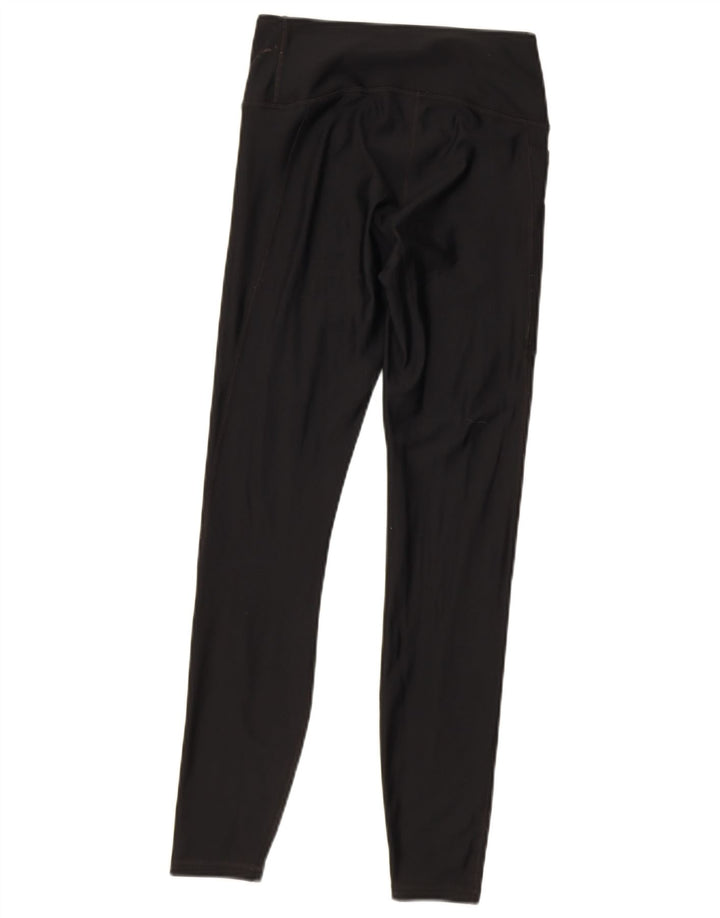 Under Armour Damen Leggings UK 10 Small Schwarz Polyester