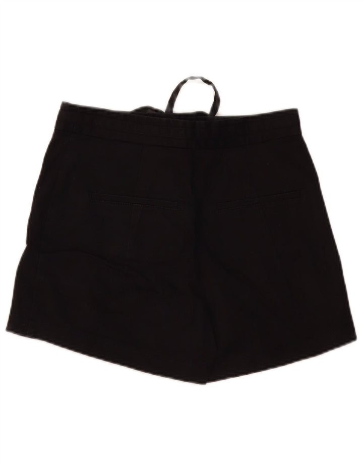 Vintage Damen Casual Shorts W30 Mittelschwarze Baumwolle