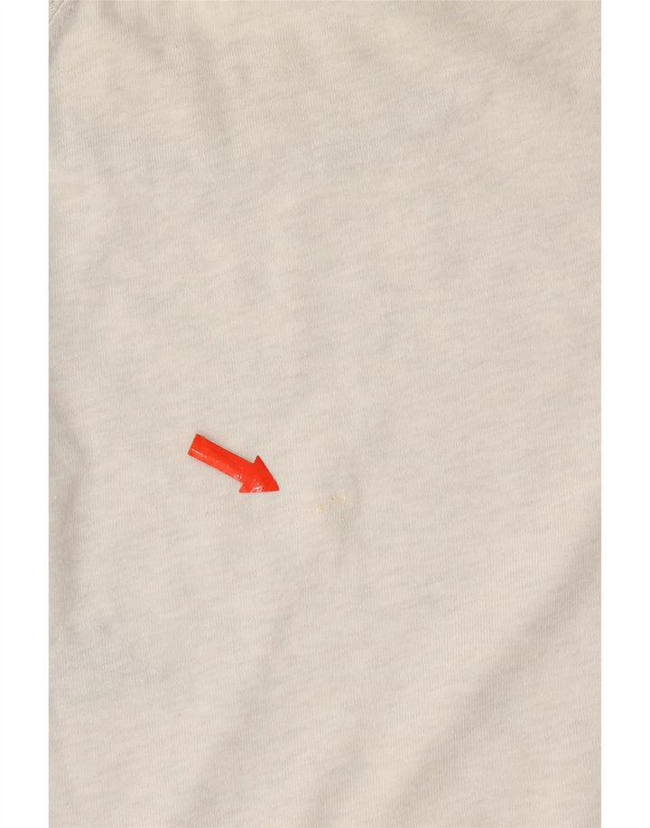 Kappa Herren T-Shirt Top 2XL Grau meliert Baumwolle