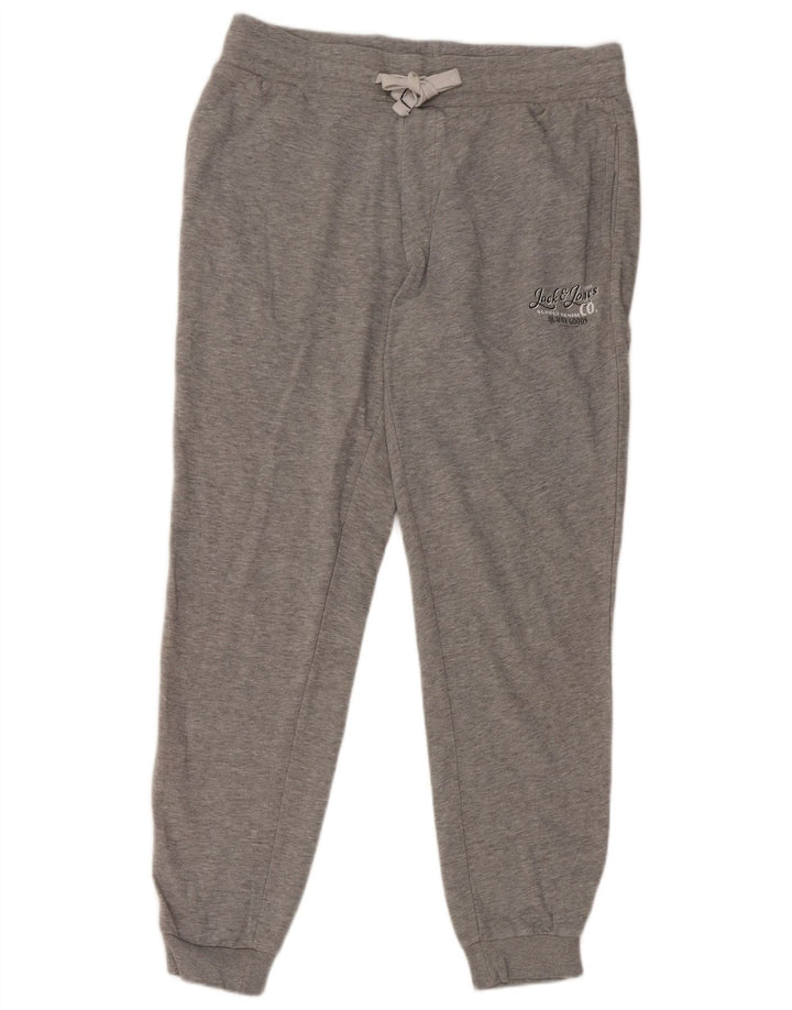 Jack & Jones Herren-Trainingshose, Jogginghose, Größe L, Grau