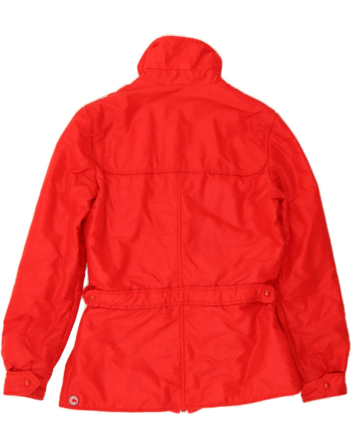 COLMAR Womens Utility Jacket UK 14 Medium Red Polyamide Vintage Colmar and Second-Hand Colmar from Messina Hembry 