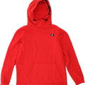 NIKE Herren Kapuzenpullover aus mittelroter Baumwolle