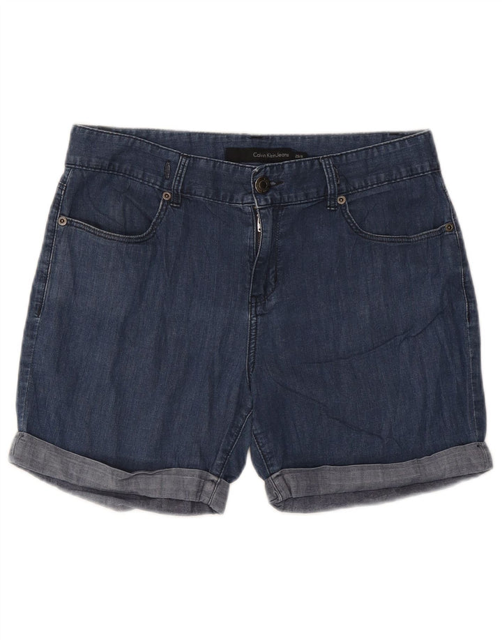 Calvin Klein Jeans Damen Jeansshorts US 8 Medium W29 Blaue Baumwolle