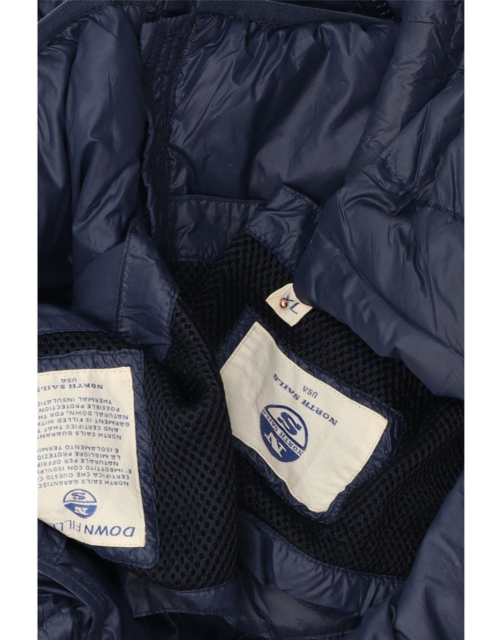 NORTH SAILS Wattierte Herrenjacke mit Kapuze, UK 42 XL, Marineblau, Polyamid