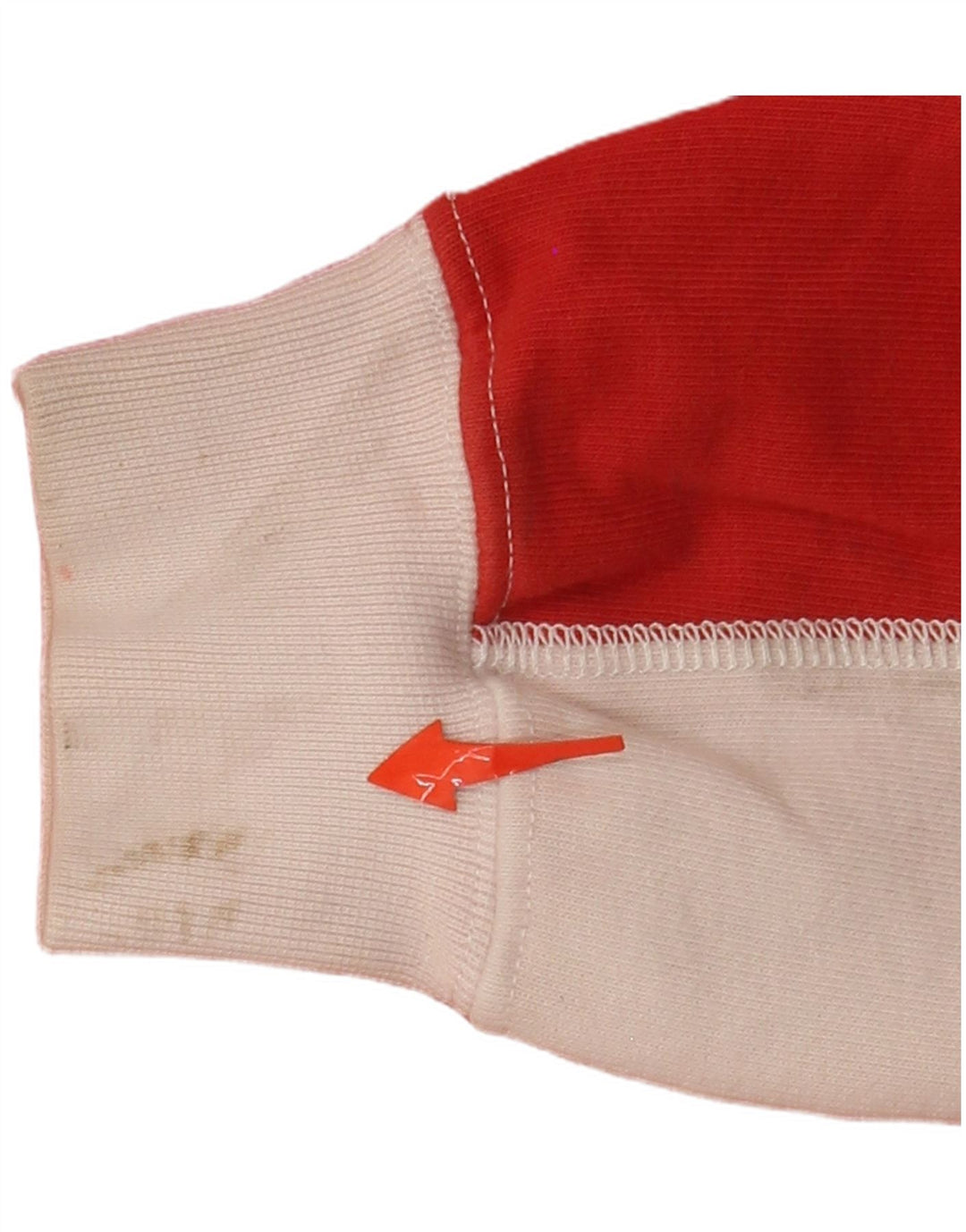 CHAMPION Womens Crop Oversized Sweatshirt Jumper UK 10 Small Red