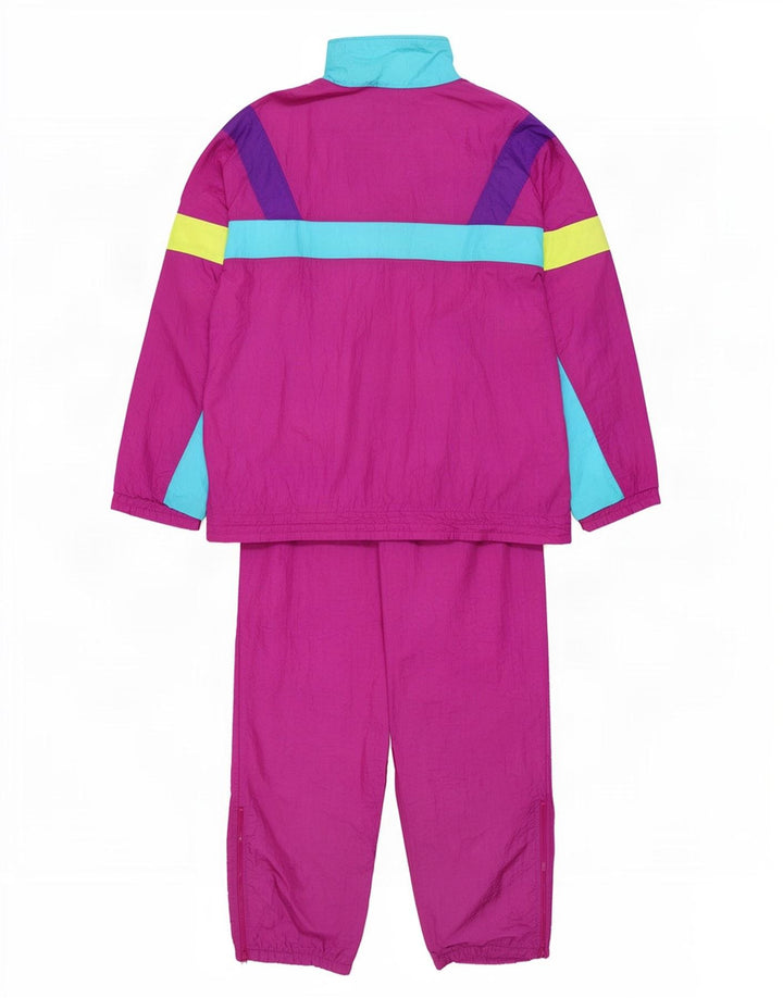 Fila Herren-Trainingsanzug IT 54 XL Lila Colourblock Polyamid