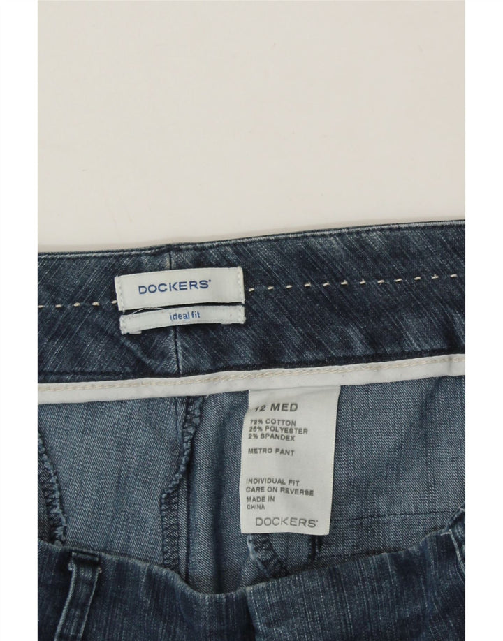 DOCKERS Womens Straight Jeans US 12 Large W34 L31 Blue Cotton Vintage Dockers and Second-Hand Dockers from Messina Hembry 