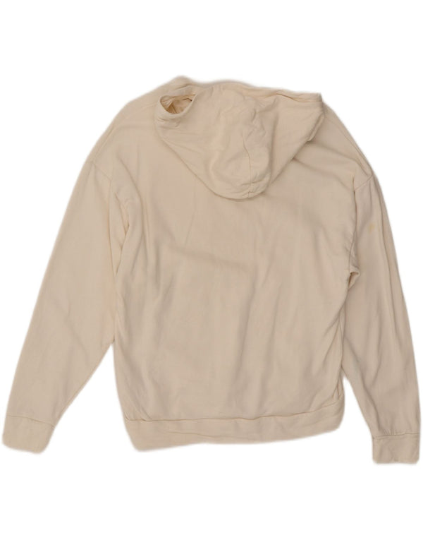 Puma Damen Kapuzenpullover UK 10 Small Beige Baumwolle