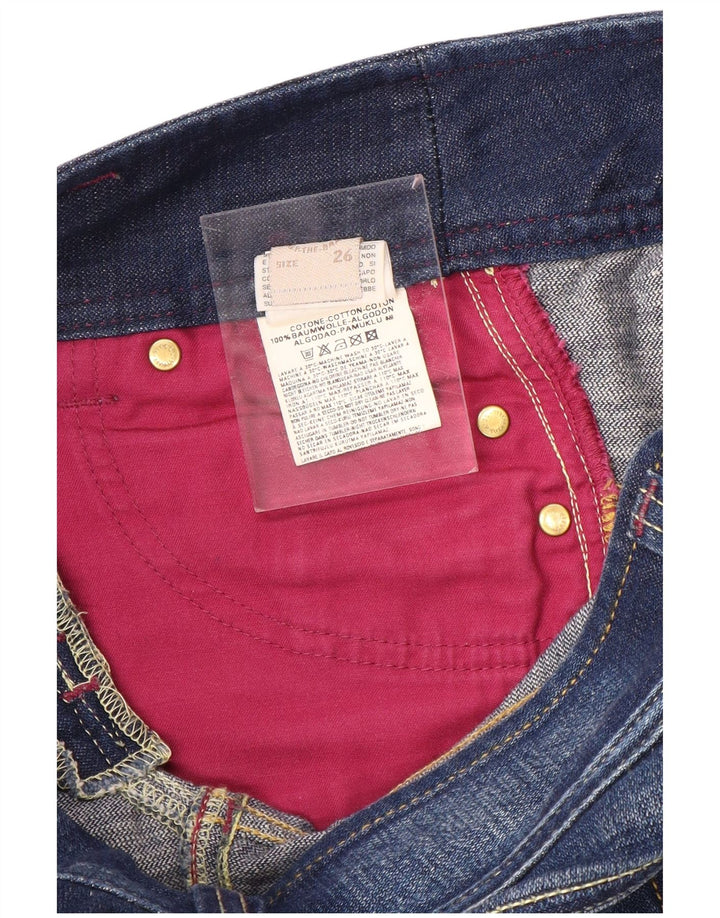 Diesel Bootcut-Jeans für Damen, W26, L29, blaue Baumwolle