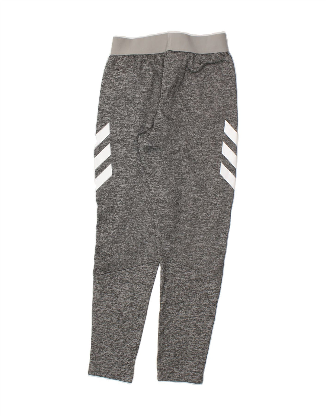 ADIDAS Boys Tracksuit Trousers 11-12 Years Grey Flecked Polyester Vintage Adidas and Second-Hand Adidas from Messina Hembry 