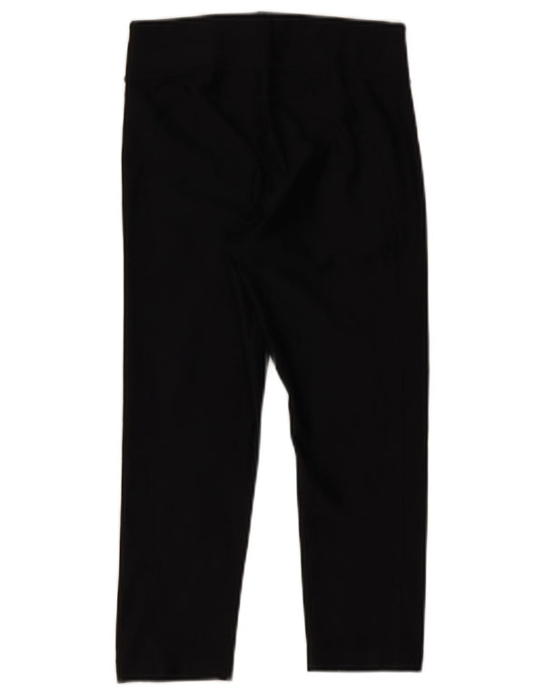 Under Armour Damen Heat Gear Capri Leggings UK 8 Small Schwarz