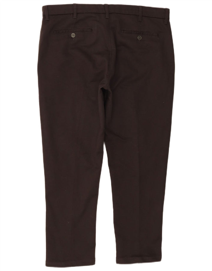Marks & Spencer Slim Chino-Hose für Herren, W38, L29, graue Baumwolle