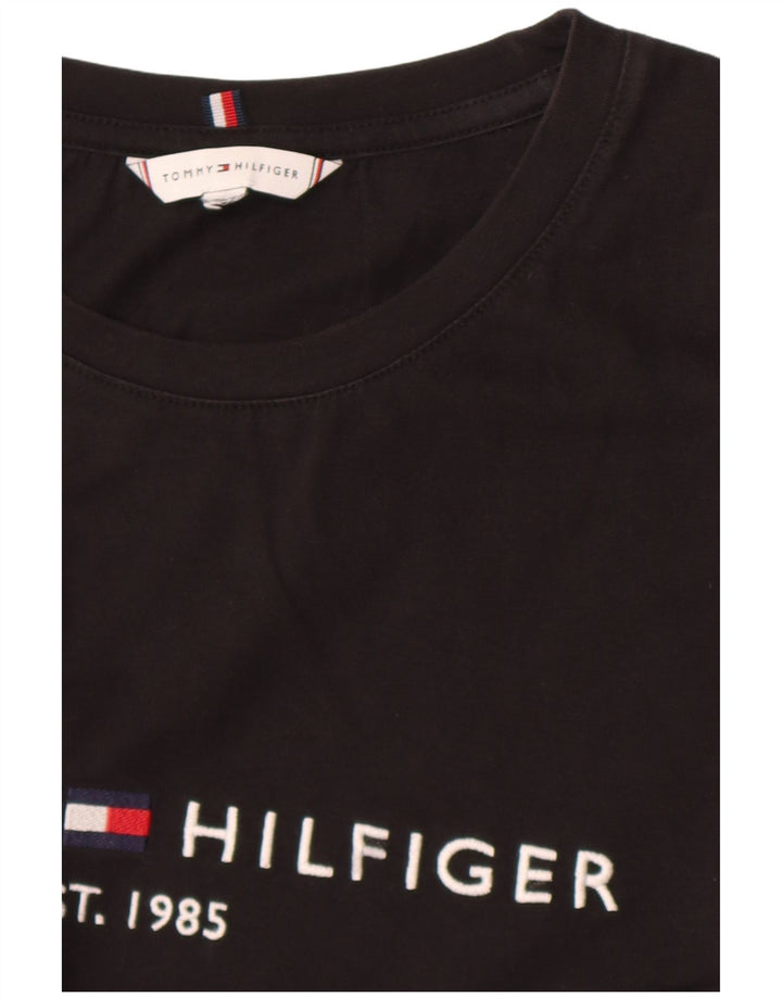 Tommy Hilfiger Herren Grafik T-Shirt Top XL Schwarz