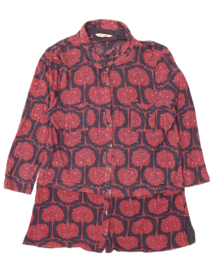 White Stuff Lang geschnittene Damen-Hemdbluse, Größe 40, Marineblau