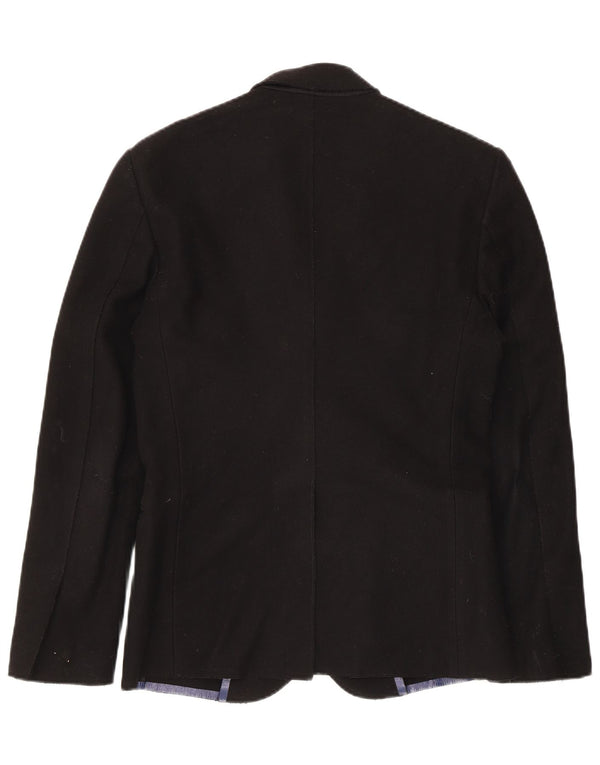 Kostüm National Herren Blazer Jacke IT 44 XS Schwarze Wolle