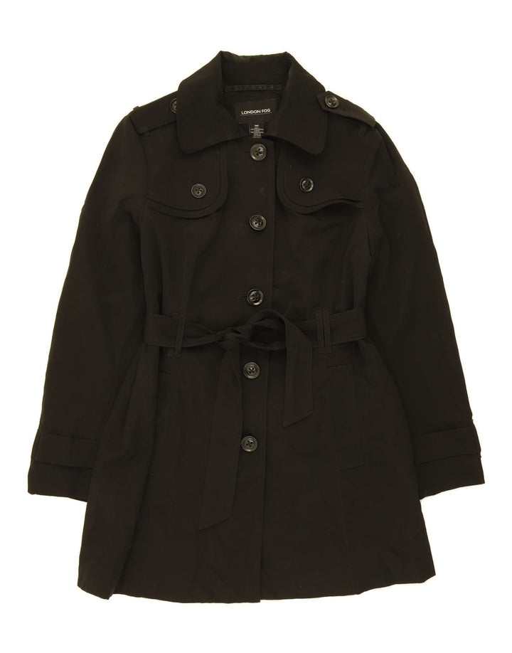 LONDON FOG Womens Trench Coat UK 14 Medium Khaki Polyester Vintage London Fog and Second-Hand London Fog from Messina Hembry 