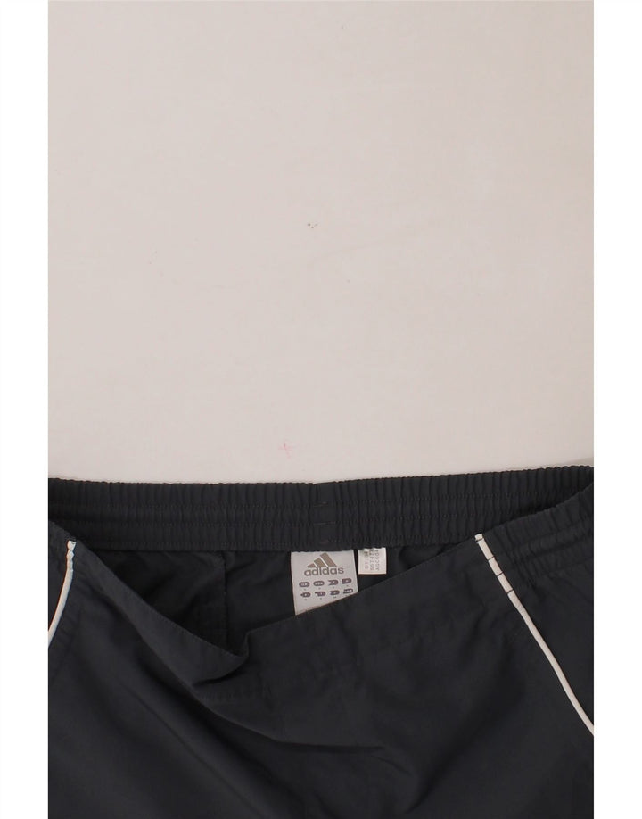 ADIDAS Mens Graphic Bermuda Sport Shorts Small  Grey Polyester Vintage Adidas and Second-Hand Adidas from Messina Hembry 