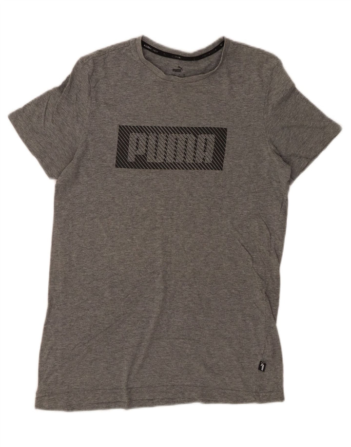 PUMA Jungen Graphic T-Shirt Top 15-16 Jahre XL Grau