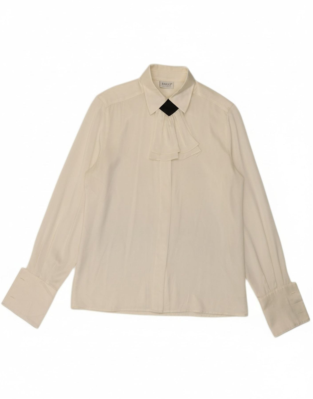 BASLER Womens Formal Shirt UK 12 Medium  White Polyester
