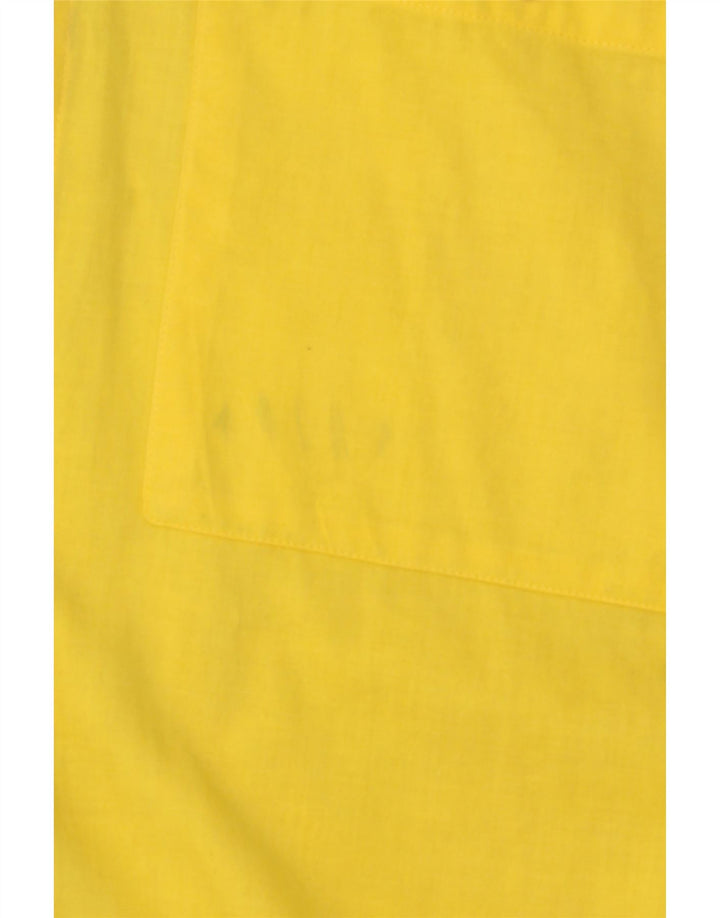 NASHVILLE Mens Shirt Medium Yellow Cotton Vintage Nashville and Second-Hand Nashville from Messina Hembry 