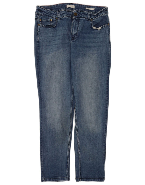 Joules Damen Girlfriend Straight Jeans UK 12 Medium W30 L28 Blaue Baumwolle