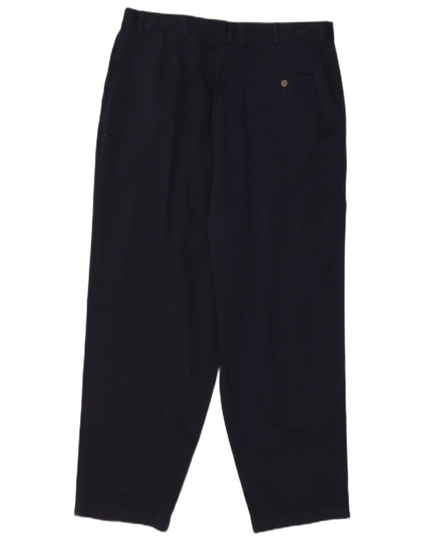 L.L.Bean Damen-Chinohose mit hoher Taille, US 18, 2XL, W36, L29, Marineblau