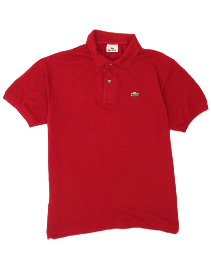 Lacoste Herren-Poloshirt, Größe 5, große rote Baumwolle