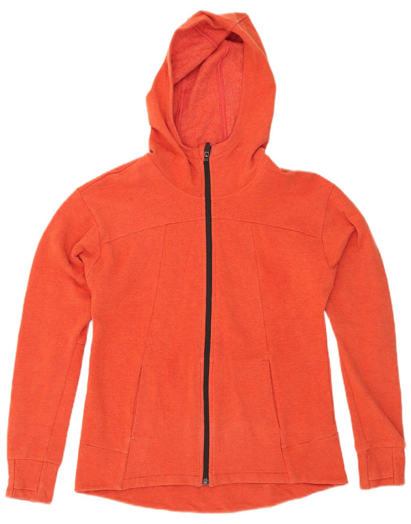 The North Face übergroßer Damen-Kapuzenpullover mit Reißverschluss, UK 6, XS, Orange, Baumwolle