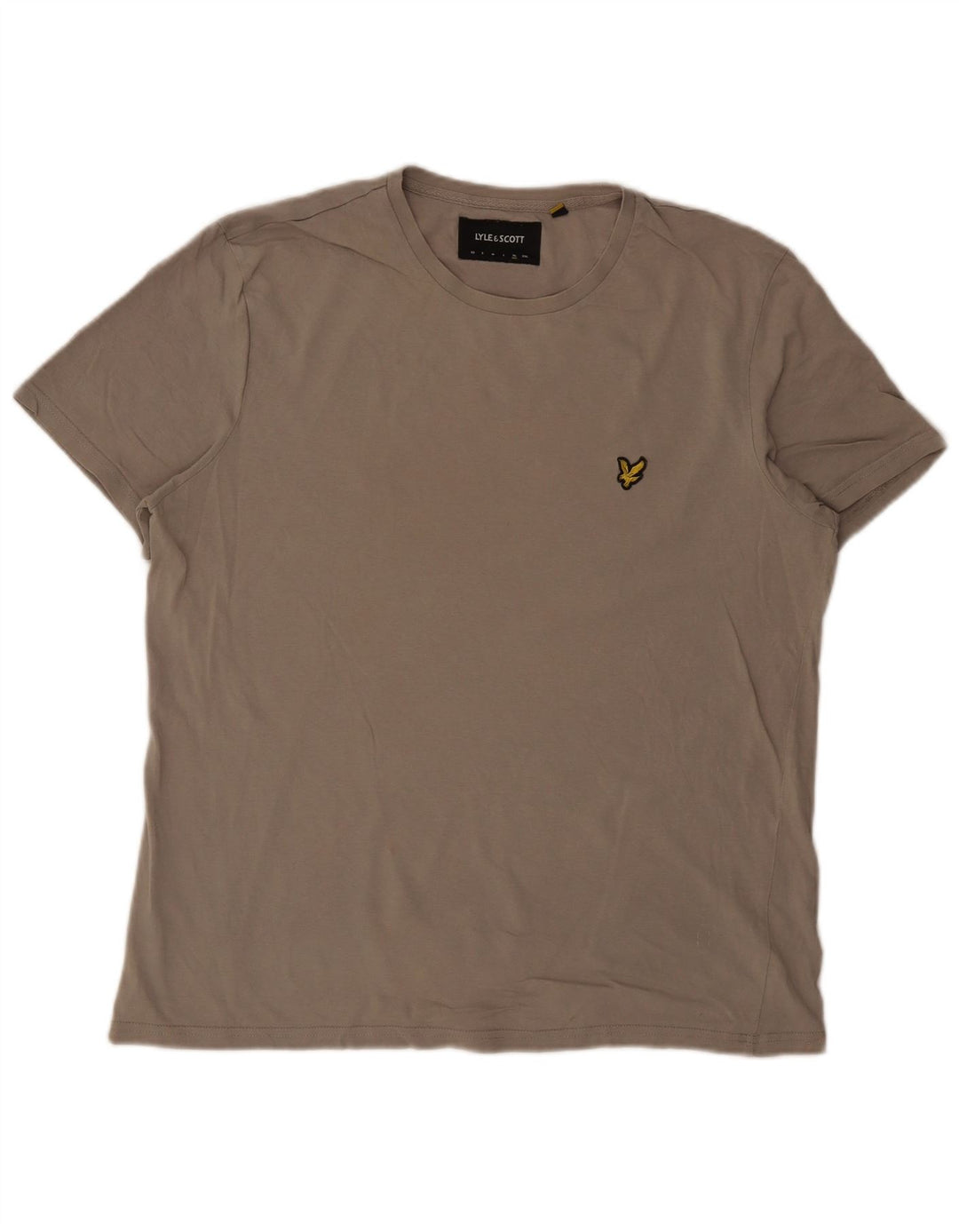 LYLE & SCOTT Herren T-Shirt Top XL Beige Baumwolle