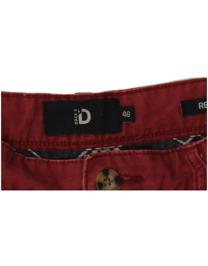 Dack's Herren-Chinoshorts, normal, Größe 46, Größe S, W33, Burgunderrot