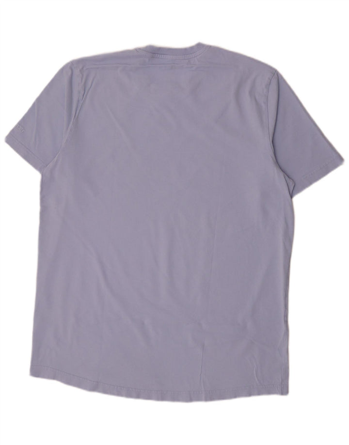 Adidas Herren T-Shirt Top Large Lila Baumwolle
