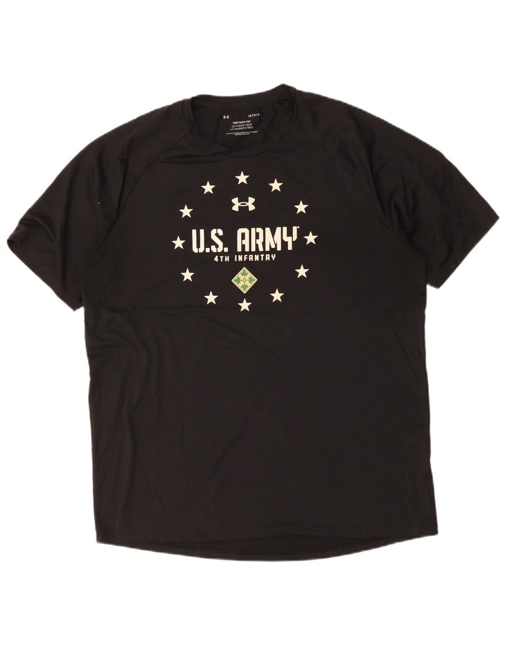 Under Armour Herren U.S. Army Graphic T-Shirt Top Large Schwarz